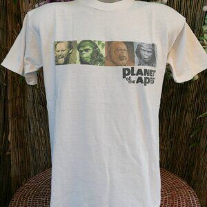 90's Vintage 1999 Planet Of The Apes (1968) T Shirt Large Fruit Of The Loom Tag